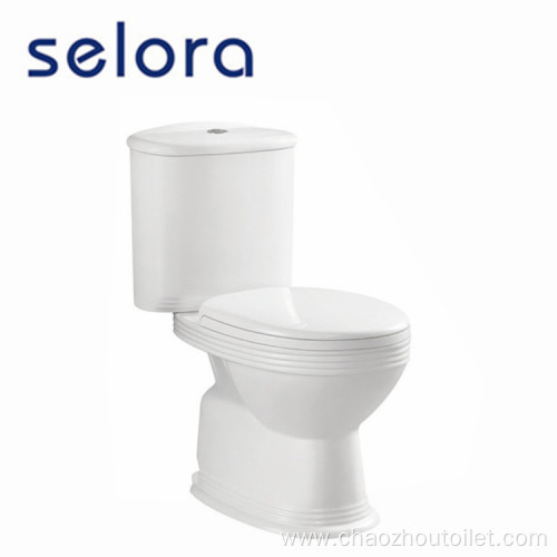 Bradenton two piece toilet and toilet seat